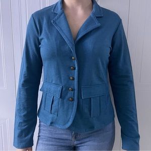 STRETCHY BLAZER TOP